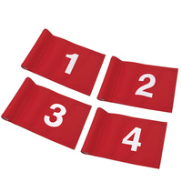 Drapeaux de golf numérotés de 1 à 9, en nylon 420D, impression numérique, cadeaux de mariage et cadeaux de fête nuptiale, doux et durables