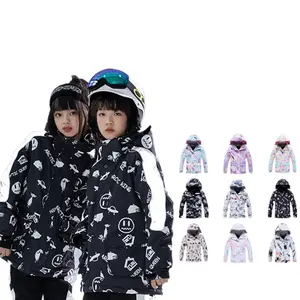 Barato de alta calidad invierno nieve fría trajes cálido grueso a prueba de viento niños niñas niños <span class=keywords><strong>chaqueta</strong></span> de esquí impermeable niños chaquetas de esquí - Product Image 1