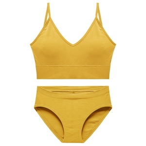Vente en gros Ensemble de nuisette soutien-gorge et culotte sans couture pour femme - Product Image 5