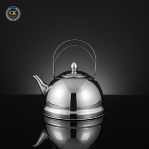 Bollitore e Teiera in Acciaio Inox con Design Minimalista a Doppio Manico, Antiruggine, con Filtro per Tè Integrato - Product Image 3