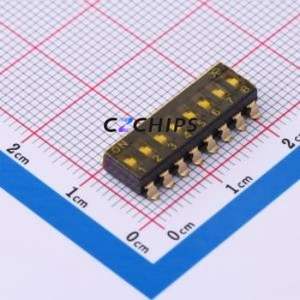 DSIC08TSGER DIP Switch Switch ( Number of Switch Sections: 8 )( Lead Spacing: 2.54mm ) - Product Image 1