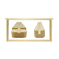 Neue Mittelgroße Langstroth Bienenstock-Rahmen aus Neuseeländischem Kiefernholz, Unmontiert, Imkerei-Ausrüstung 48,3x44,8x23,5cm