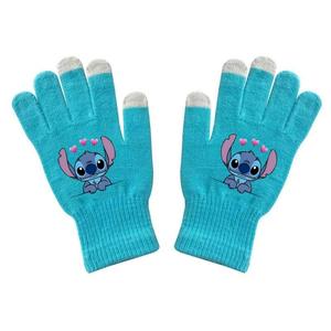Guantes de Punto de Poliéster con Diseño de Anime Angela al por Mayor, Guantes de Dibujos Animados Simples para Niños y Niñas, Cálidos, con Pantalla Táctil, Color Dopamina de Invierno - Product Image 2