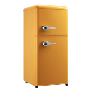 Réfrigérateur rétro pour la maison, congélateur supérieur, réfrigérateur à double porte, réfrigérateur rétro - Product Image 2