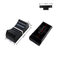 Bouton de fader pour table de mixage Pioneer 24x11x10, capot de potentiomètre à glissière droite, capot de bouton poussoir en T avec trou intérieur 1x18