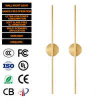 Lampe de nuit LED linéaire en métal de 1000 mm, 8 W, rechargeable, pour hôtel, salle de bain, maison, salon, chambre à coucher, prix de gros EGH