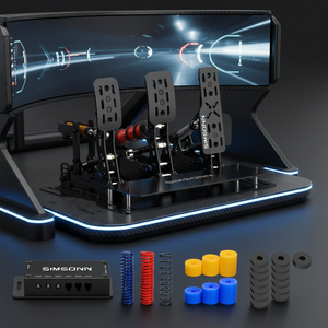 Volante de Carreras SIMSONN Plusx de Alta Precisión con Pedales Hidráulicos y Sensor de Presión para una Experiencia de Conducción Realista - Product Image 2
