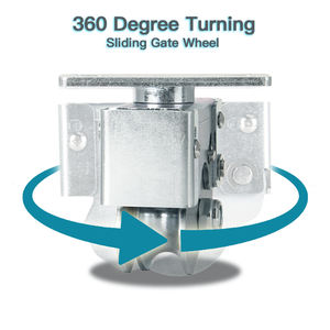 Roues de portail pliantes robustes à 360 degrés, à ressort, <span class=keywords><strong>pour</strong></span> portail coulissant, roue <span class=keywords><strong>coulissante</strong></span> - Product Image 1