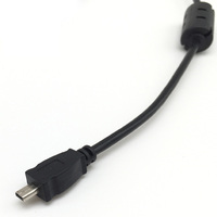 Câble USB 2.0 Mini vers A haute vitesse avec anneau magnétique anti-interférence pour transfert et charge des appareils anciens