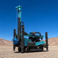 Machine de forage de puits d'eau sur chenilles, équipement complet, diesel, 300m 500m, pour forage de puits profonds