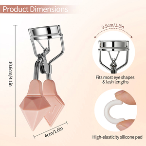 Nouveau recourbe-cils manuel à design tournesol grand angle, poignée ergonomique, outil de beauté pour un coiffage longue durée, marque privée - Product Image 3