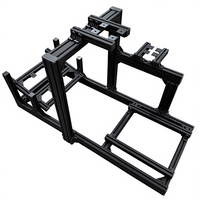 2025 nuevo Simulador de Conducción conjunto completo simulador de vuelo cabina Rig 4080 perfil de aluminio para Sim Racing Rig