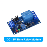 5V 12V normalement ouvert déclencheur retard commutateur relais retard Circuit temporisation Vibration Module d'alarme