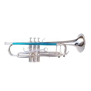 Trompette Professionnelle SEASOUND Master Silver, Instrument en Laiton Tonalité Si♭, Pistons en Acier Inoxydable, Légère et Durable - Product Image 4