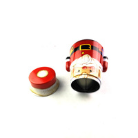 Impression personnalisée Conception Noël Santa, Pingouin, bonhomme de neige De Sucrerie de Boîte de Bidon de Biscuits Au Chocolat Boîte D'emballage Cadeau De Noël Boîte En Métal