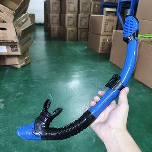Équipement de plongée Central Snorkel Dry Top Waterproof Sea Spearfishing Underwater Exploration Snorkel Respirant Swimming Tube - Product Image 4