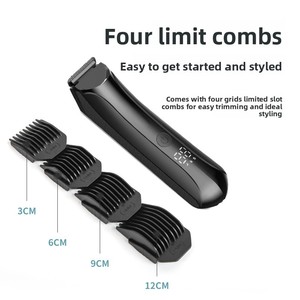 Afeitadora eléctrica con pantalla Digital alimentada por USB, recortadora de vello corporal para hombres para afeitar las áreas púbicas e íntimas de las mujeres para hombres y mujeres - Product Image 5