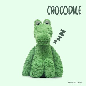 Unisex Super morbido verde cartone animato alligatore di <span class=keywords><strong>peluche</strong></span> di nuovo Design <span class=keywords><strong>coccodrillo</strong></span> <span class=keywords><strong>peluche</strong></span> giocattolo per lo Stress rilievo <span class=keywords><strong>peluche</strong></span> ricamato - Product Image 3