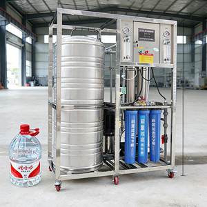 Sistema RO da 0,5 TPH di livello professionale per <span class=keywords><strong>studio</strong></span> contabile con standard CE, serbatoio in acciaio inox da 300L, certificazione CE a doppio RO. - Product Image 5