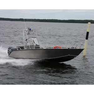 2023 New Style Geschweißtes Aluminium Hard Top Fishing Working Patrol Boot mit Kabinen