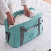 Bolsa de lona de viaje duradera con cierre de cremallera Bolsa multifunción Bolso plegable