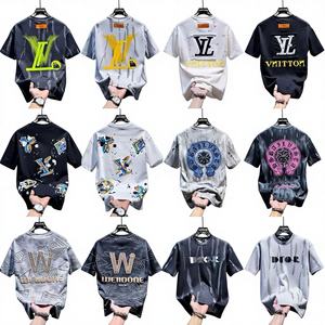 Nouveau T-shirt Homme 2026 en Coton Lavable Anti-décoloration, Style Urbain Tendance, Imprimé, Coupe Oversize, Col Rond, Manches Courtes - Product Image 1