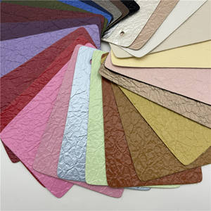 Cappello di cuoio testurizzato di cuoio sintetico all'ingrosso del tessuto ondulato del metallo della fabbrica - Product Image 4