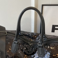 Sac de voyage léger en polyuréthane pour femmes nouvelle tendance sac à main Duffle à paillettes avec sac de sport étanche de grande capacité