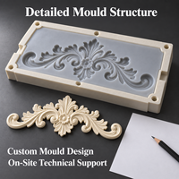 Moule d'ornement de fenêtre en résine Tietuo + noyau en silicone PU C292-G2, résistant à l'usure, équipe de R&D expérimentée, échantillon rapide