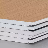 Panneaux muraux SPC imperméables, résistants à l'humidité, en composite plastique, design imitation carrelage