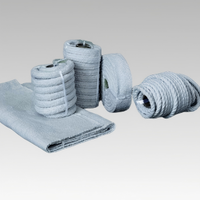 Bandes de fibres céramiques, corde torsadée en fibres céramiques pour la protection des câbles et des tuyaux, isolation ignifuge