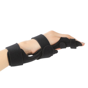 Hebei Lebang Finger Support Strap One Size Black Rubber Thumb Wrist Brace Joint Support - Product Image 2