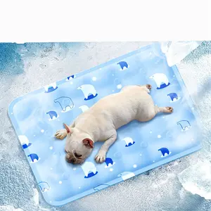 Sleep dog cage crate travel summer pet cooling mat dog ice mat activated cooling gel mat for dog