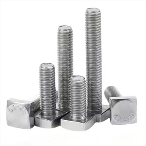 Vis à tête carrée de qualité professionnelle M3-M20, vis à filetage complet pour les installations de construction - Product Image 1