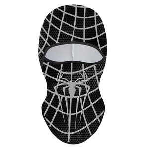 Children's Cycling Face Mask Spider Web Design Breathable Quick Drying Ice Silk Outdoor Sport Headgear - Product Image 1