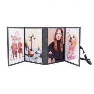 <span class=keywords><strong>Album</strong></span> <span class=keywords><strong>photo</strong></span> pliable à mémoire de logo personnalisé en PU avec sublimation en cuir - Product Image 1
