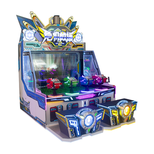 Nouvelle machine de tir à l'eau d'intérieur pour 4 joueurs, modèle Ours Bébé 2025, équipement de jeu pour enfants avec écran de 65 pouces et garantie 1 an en anglais - Product Image 2