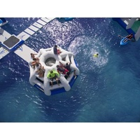 Structure aquatique gonflable Sky Rocket : Balançoire géante flottante extrême pour parc aquatique, structure de jeu aquatique à sensations fortes