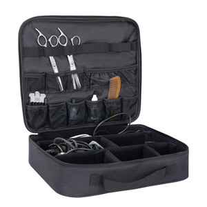 Sac de rangement portable moderne pour outils de coiffure en tissu Oxford avec fermeture éclair, poignée souple, capacité 3-6L, pour barbier - Product Image 4