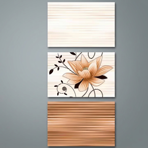 Azulejos de pared esmaltados de cerámica decorativos para interiores de estilo Vintage encáustico, azulejos de diseñador de interiores de cafetería de 200x300mm, servicio OEM - Product Image 1