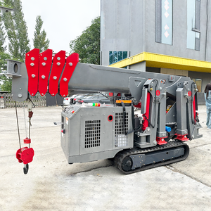 Tonlita CE 2 Ton 3 Ton 4 Ton 5 Ton 8 Ton Mini hidráulica Crawler pluma telescópica control remoto grúa de araña portátil - Product Image 2