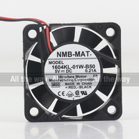 Nouveau ventilateur de refroidissement NMB 12V 24V 48V DC 5V 0.21A AC EC 4010 40X40X10MM 4CM à haut débit d'air, double roulement à billes, 2 fils 1604KL-01W-B50