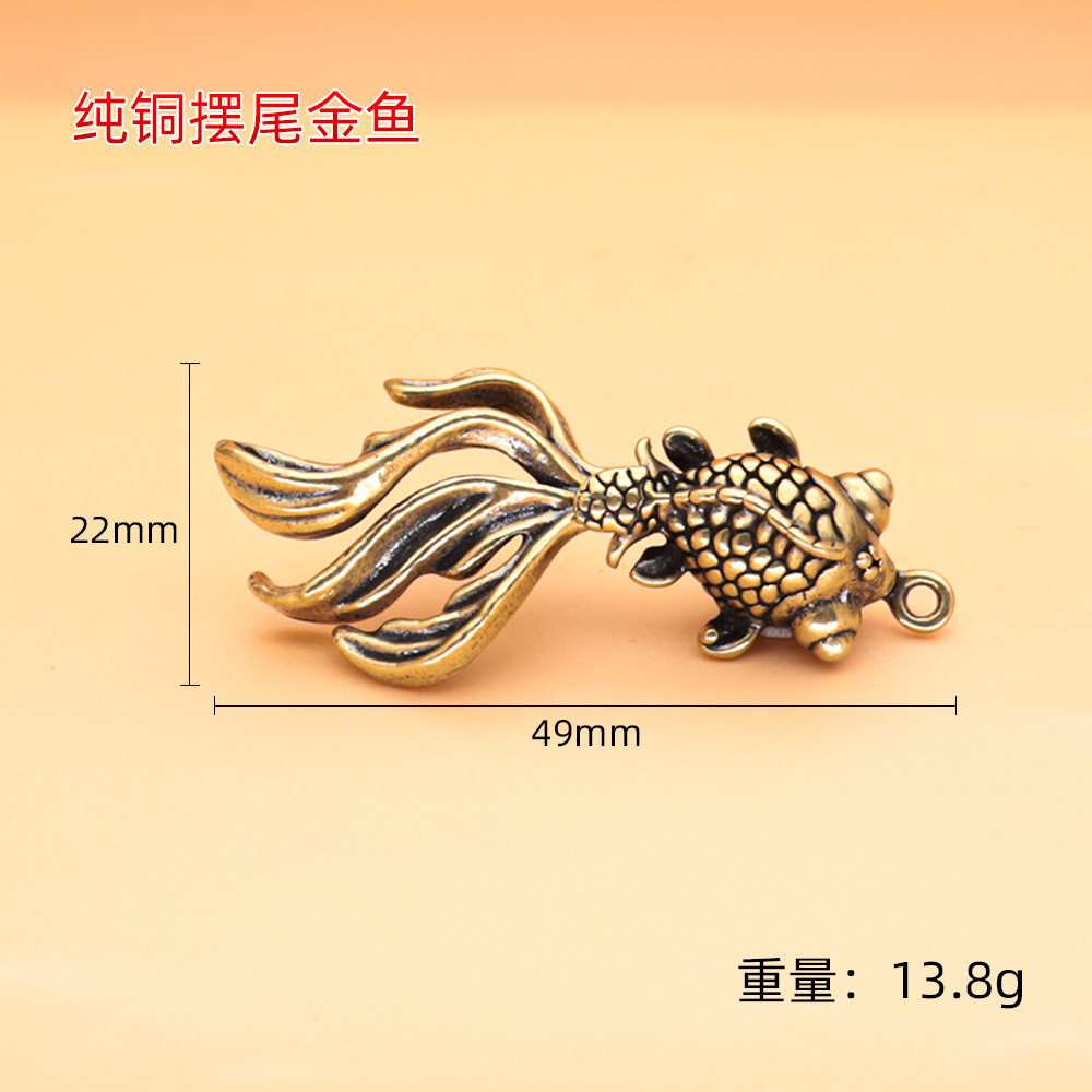 Pure copper swing tail Goldfish SM0236