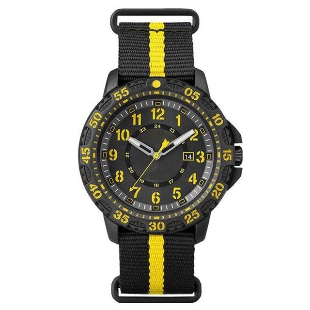 New Design Big Size Sport Watches for Men Quartz Movement Nylon Strap Custom Branded Reloges Sport Watch