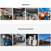 Câble ACSR, câble en acier gainé d'aluminium, câble Almelec, câble d'alimentation aérien, conducteur nu, basse tension, approvisionnement direct d'usine