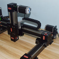 Actionneur linéaire CNC de précision à guidage double rail à entraînement par courroie à grande vitesse et faible bruit RXP60XYZ-L Xyz Gantry