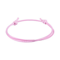 Bracelet minimaliste porte-bonheur, bracelet en cordon réglable fait main pour femmes et hommes, bijou d'amitié simple, cadeau