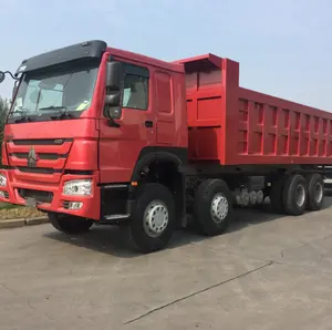 Camion 6x4 8x4 Sino Howo Prix Nouveau camion à benne basculante Camions à benne basculante d'occasion 371/400hp