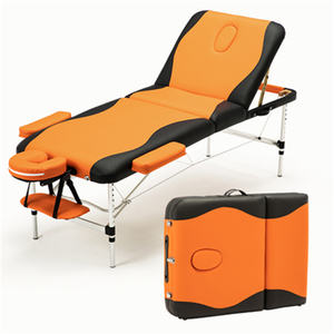 Cama de masaje para adelgazamiento corporal, cama de masaje ancha, plegable, altura ajustable, para fisioterapia, portátil - Product Image 1