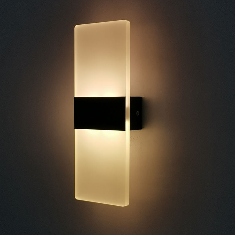 Modern LED Acrylic Wall Sconce Light – Piano Keys Design for Home & Living Room - View 2